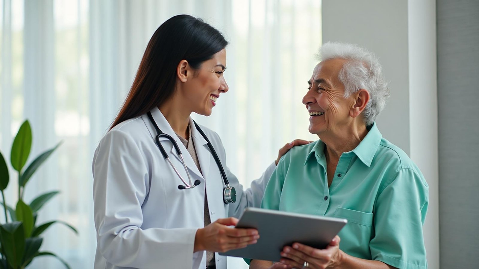 Médicos especialistas de Colsanitas atendiendo pacientes en consulta médica en Colombia